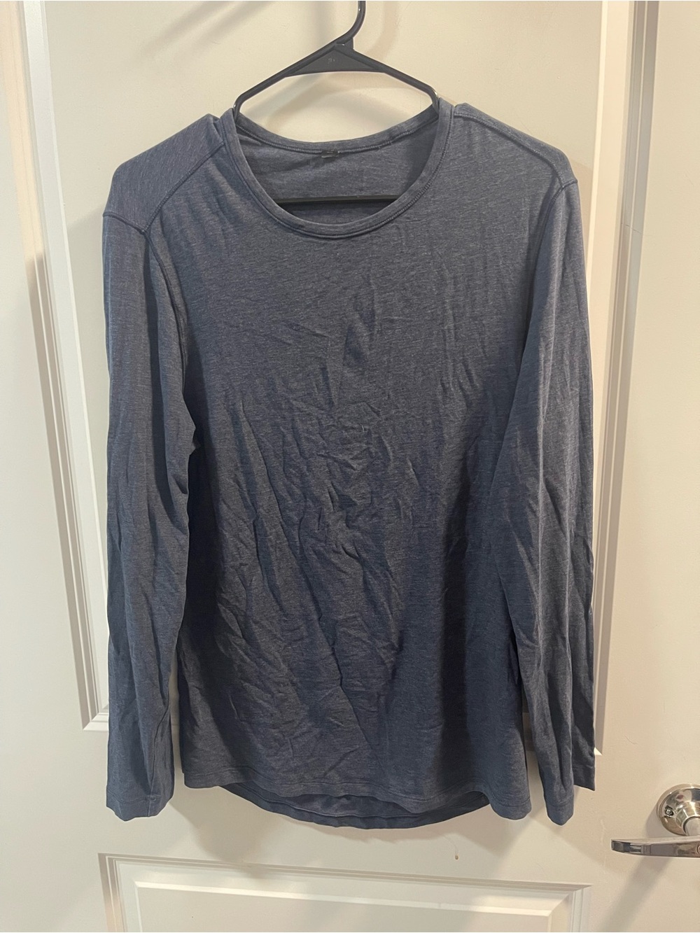 lululemon athletica Long Sleeve Crew Tee - Navy Blue No Size Tags
